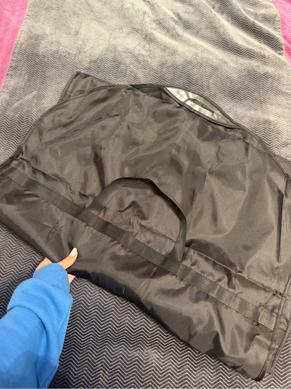 Mackage Black Logo Garment Bag